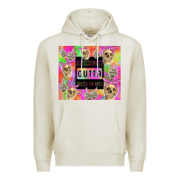 Oatmeal Heather straight outta fucks to give Premium Hoodie - TumblerDesignByShophia