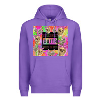 Purple straight outta fucks to give Premium Hoodie - TumblerDesignByShophia