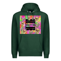 Sports Green straight outta fucks to give Premium Hoodie - TumblerDesignByShophia