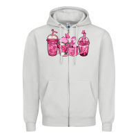Dove Grey breast cancer coffee Zipper Hoodie - Jasminsmagicworld