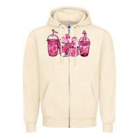 Sandshell breast cancer coffee Zipper Hoodie - Jasminsmagicworld
