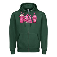 Sports Green breast cancer coffee Zipper Hoodie - Jasminsmagicworld