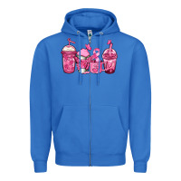 True Royal breast cancer coffee Zipper Hoodie - Jasminsmagicworld