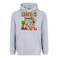Heather Grey santa's favorite cna Heavyweight Hoodie - texasbilliewilder