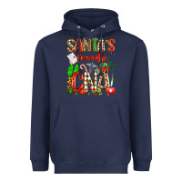 Navy santa's favorite cna Heavyweight Hoodie - texasbilliewilder