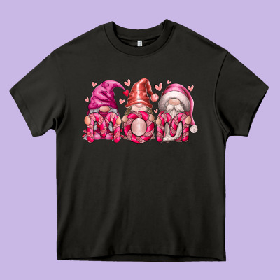 Mom Gnomes Heavy Core Tee Designed By Racoondesign