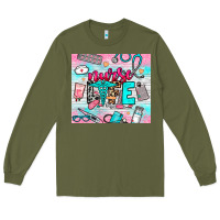 Army Green nurse life Long Sleeve Tee - NancyCooperArtShop