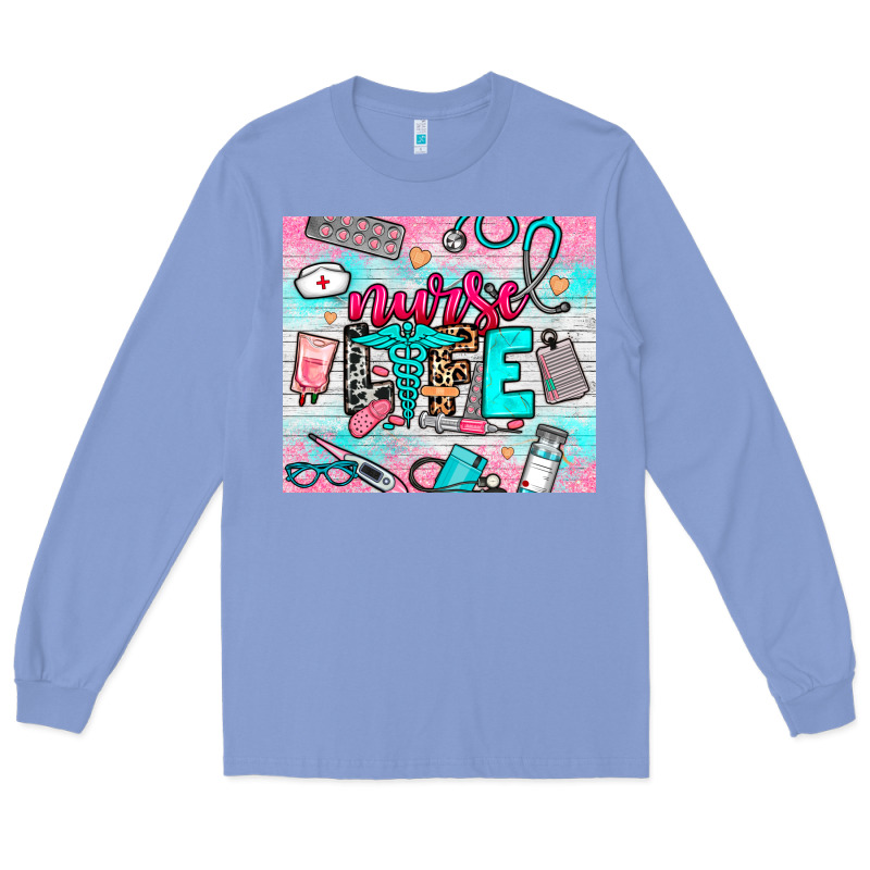 Nurse Life Long Sleeve Tee by NancyCooperArtShop | Teevron