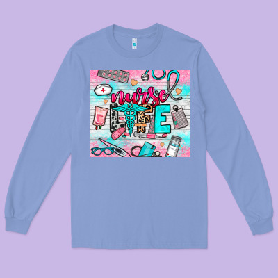 Nurse Life Long Sleeve Tee Designed By Nancycooperartshop