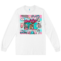 White nurse life Long Sleeve Tee - NancyCooperArtShop