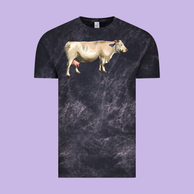 Charolais Cattle Vintage Tee Designed By Lillyallendesigns