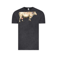 Vintage Black charolais cattle Vintage Tee - LillyAllenDesigns