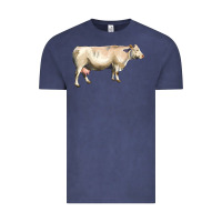 Vintage Denim charolais cattle Vintage Tee - LillyAllenDesigns