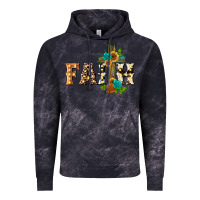 Cloud Black faith with cross Vintage Hoodie - BarkalooDesign