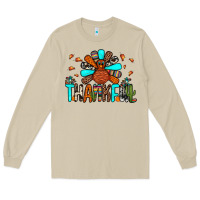 Mushroom thankful turkey Long Sleeve Tee - JahusDesignShop