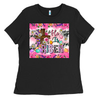 Black He is risen 20oz tumbler Ladies Tee - Neo Western