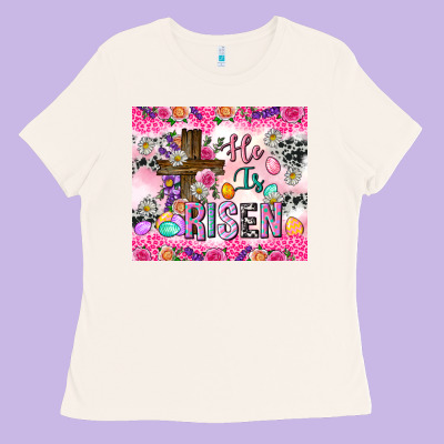 He Is Risen 20oz Tumbler Ladies Tee Designed By Neo Western