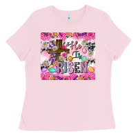 Bubblegum Pink He is risen 20oz tumbler Ladies Tee - Neo Western