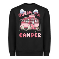 Black queen of the camper Heavyweight Sweatshirt - MaliasSmallBusiness