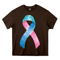 Chocolate Brown thyroid cancer ribbon fa element Heavy Core Tee - FaDigitalArtStudio