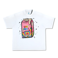 White gay juice Urban Heavy Tee - MaliasSmallBusiness