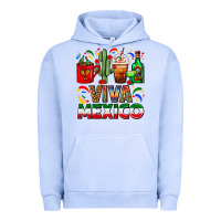Pigment Grape Ice Viva Mexico Coffee Cups With Cactus And Tequila Urban Hoodie - FaDigitalArtStudio