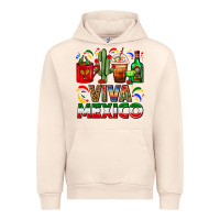 Sandshell Viva Mexico Coffee Cups With Cactus And Tequila Urban Hoodie - FaDigitalArtStudio