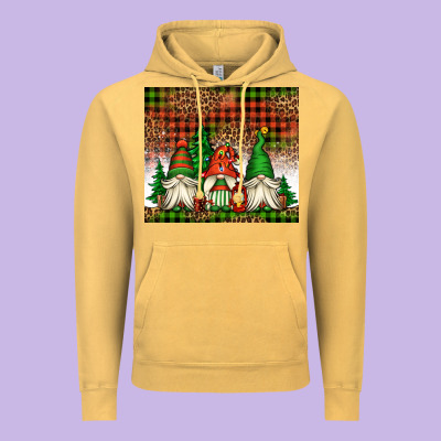 Christmas Gnomes Vintage Hoodie Designed By Jasminsmagicworld