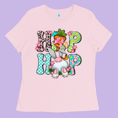 Hip Hop Happy Easter Ladies Tee Designed By Neo Western