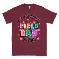 Burgundy field day let the games begin Classic Tee - JahusDesignShop