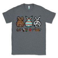 Charcoal Heather Happy Easter Classic Tee - CowhideDigitalArt