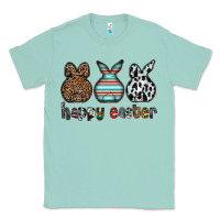 Seafoam Happy Easter Classic Tee - CowhideDigitalArt