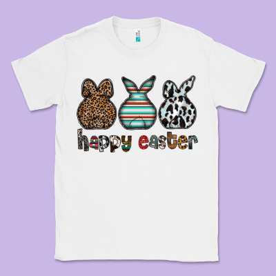 Happy Easter Classic Tee Designed By Cowhidedigitalart