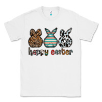 White Happy Easter Classic Tee - CowhideDigitalArt