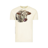 Vintage Arctic Charolais Cattle Face Vintage Tee - LillyAllenDesigns