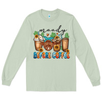 Matcha moody before coffee Long Sleeve Tee - MaliasSmallBusiness