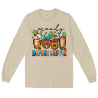 Mushroom moody before coffee Long Sleeve Tee - MaliasSmallBusiness