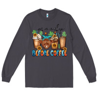 Smoke moody before coffee Long Sleeve Tee - MaliasSmallBusiness
