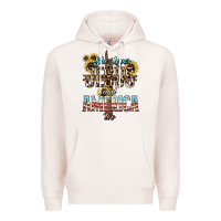 She Loves Jesus And America Too Sunflower Premium Hoodie | Teevron