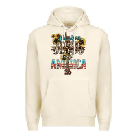 Tofu She loves Jesus and America too sunflower Premium Hoodie - HowdyJamesFarm
