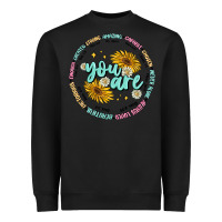 Black you are inspiration Heavyweight Sweatshirt - MaliasSmallBusiness