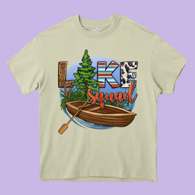 Lake Squad Heavy Core Tee Designed By Hra Design Shop