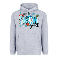Heather Grey up to snow good Heavyweight Hoodie - texasbilliewilder