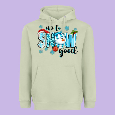 Up To Snow Good Heavyweight Hoodie Designed By Texasbilliewilder