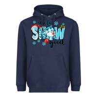 Navy up to snow good Heavyweight Hoodie - texasbilliewilder