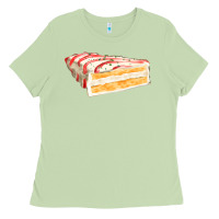 Matcha white christmas cake Ladies Tee - FaDigitalArtStudio