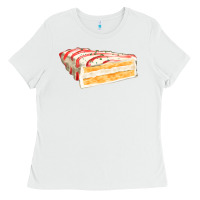 White white christmas cake Ladies Tee - FaDigitalArtStudio