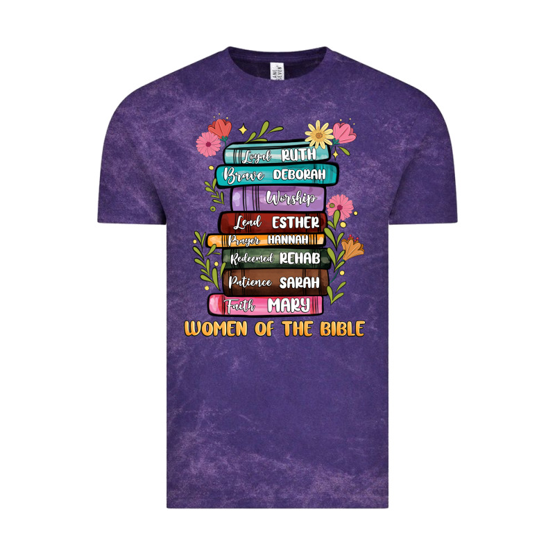 The Original Women Of The Bible Books Full Color Vintage Tee by JahusDesignShop | Teevron