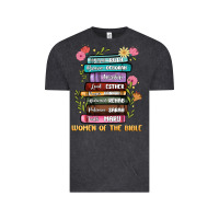Vintage Black the original women of the bible books full color Vintage Tee - JahusDesignShop