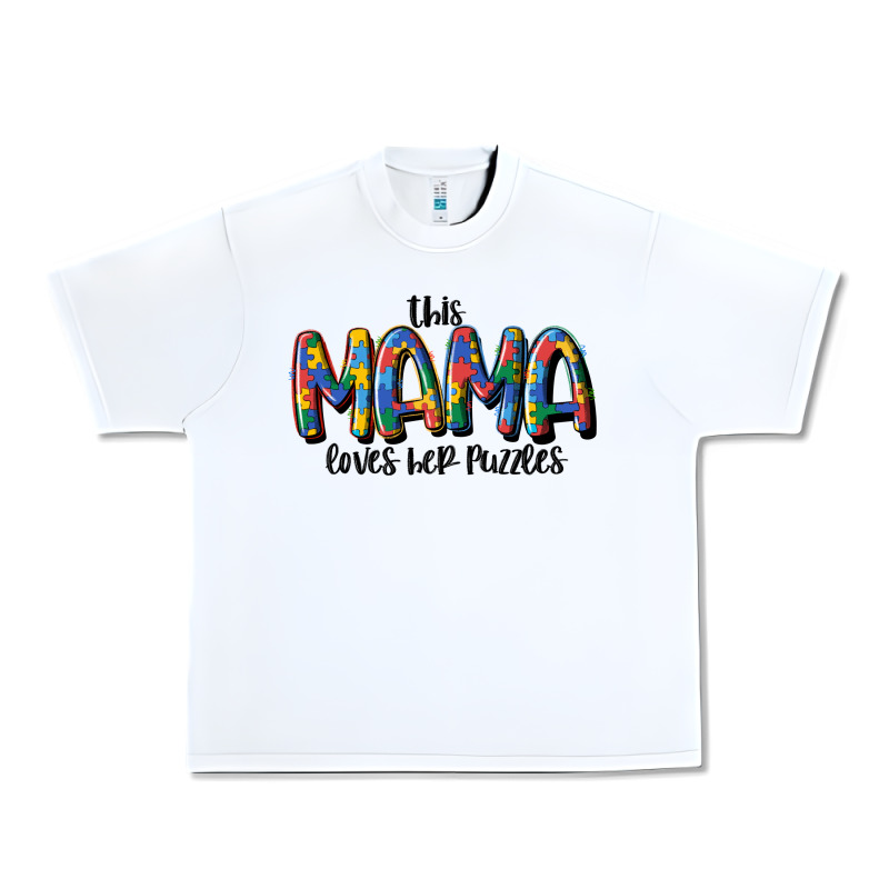 This Mama Loves Her Puzzle Urban Heavy Tee by MaliasSmallBusiness | Teevron